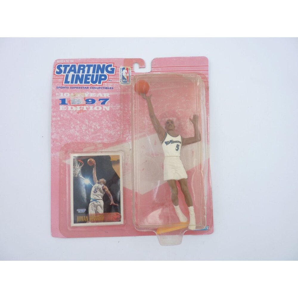 Starting Lineup Juwan Howard NBA Basketball 10TH Year 1997 New